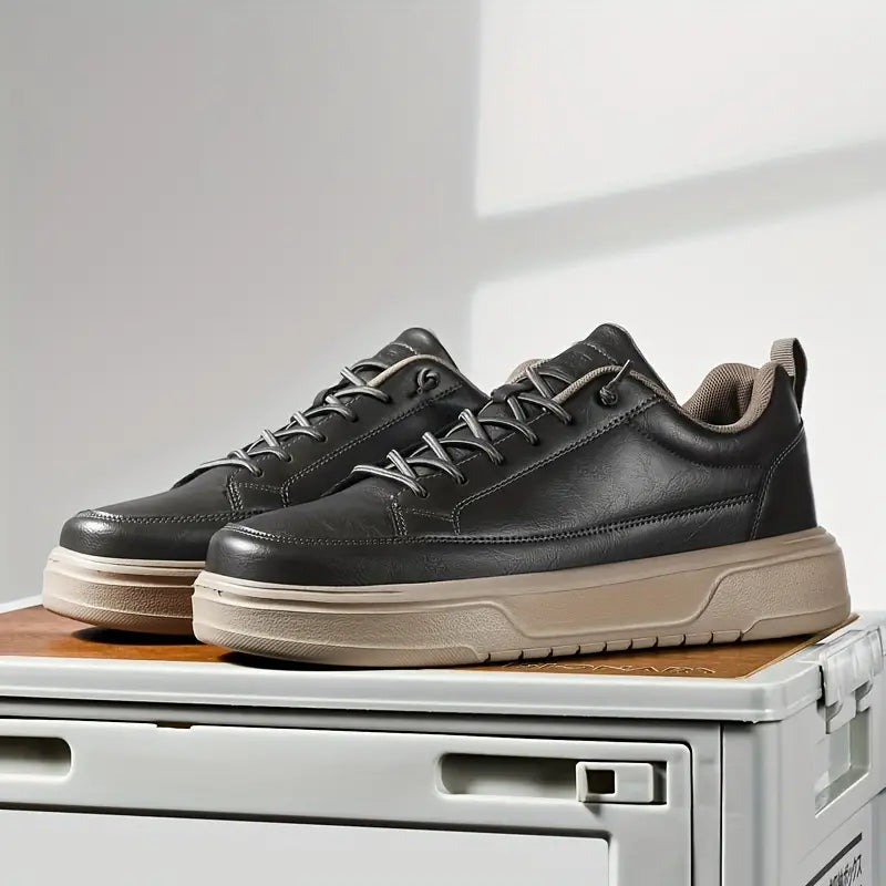 "SNEAKERS SKATE" Tenis casuales antideslizantes de corte bajo para caminar al aire libre