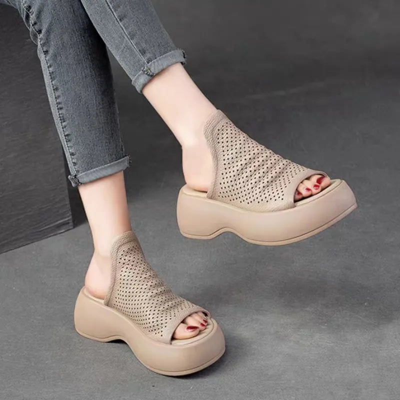 "ZAFIRO" Sandalias de Plataforma Ultra Cómodas para Mujer - Ligeras y Transpirables para el Verano
