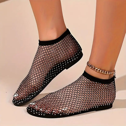 "STYLE" Sandalias Ligeras para Mujer con Decoración de Diamantes💎