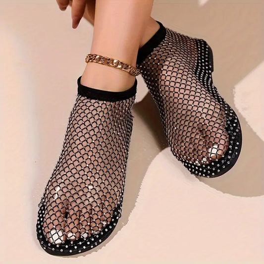 "STYLE" Sandalias Ligeras para Mujer con Decoración de Diamantes💎