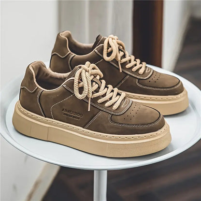 "AIMERSOO" tenis clásicos para hombre suela gruesa, antideslizante, estilo casual