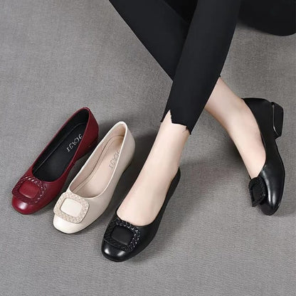 "MENORCA"zapatilla de cuero ortopedica para dama🥰