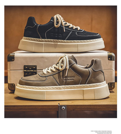 "AIMERSOO" tenis clásicos para hombre suela gruesa, antideslizante, estilo casual