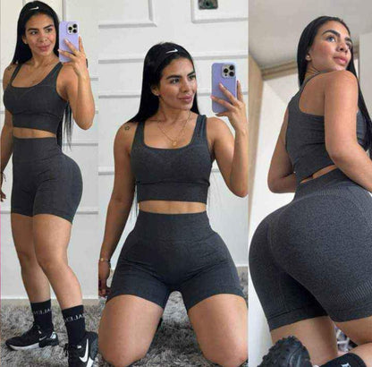 "FITQUEEN" conjunto deportivo moldeador transpirable para dama 🏋️‍♀️😍