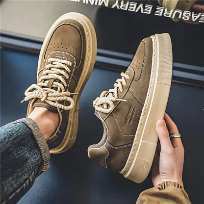 "AIMERSOO" tenis clásicos para hombre suela gruesa, antideslizante, estilo casual