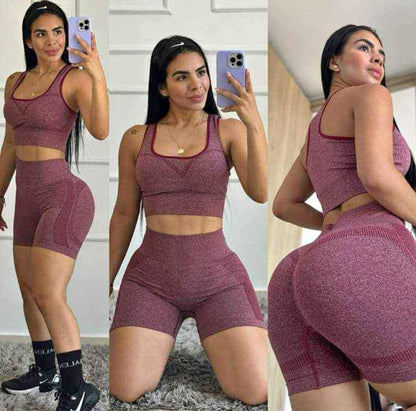 "FITQUEEN" conjunto deportivo moldeador transpirable para dama 🏋️‍♀️😍